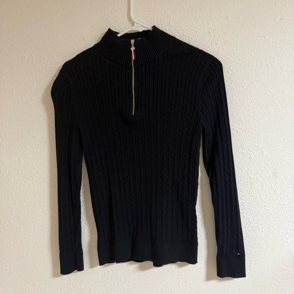 Tommy Hilfiger Black Knit Sweater